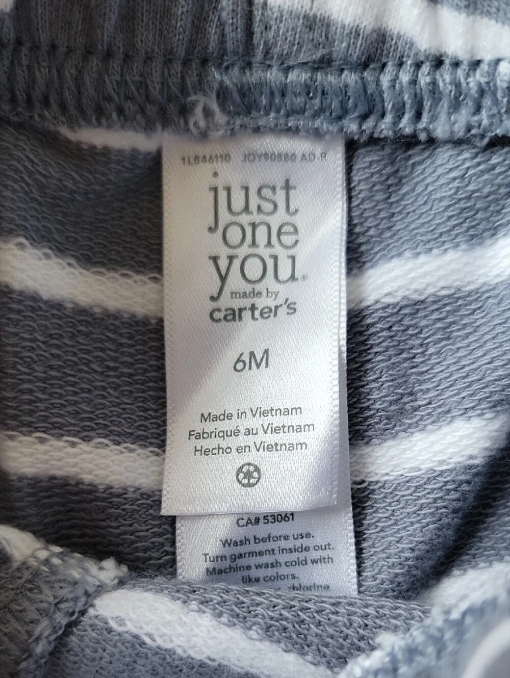 Carters month infant